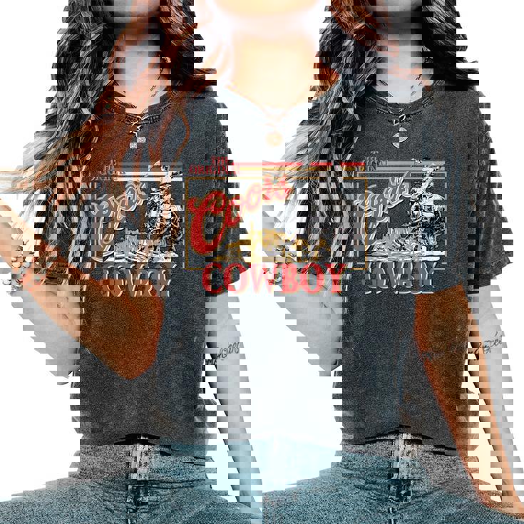 The Original CoOrs Cowboy Heather Western Desert Cactus Women's Oversized Comfort T-Shirt