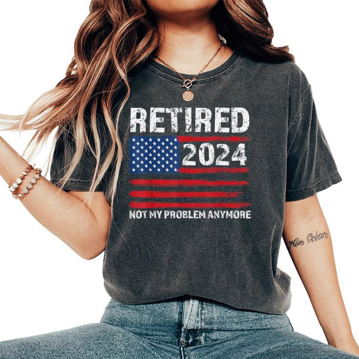 Retired 2024 Decoration Retirement Women's Oversized Comfort T-Shirt