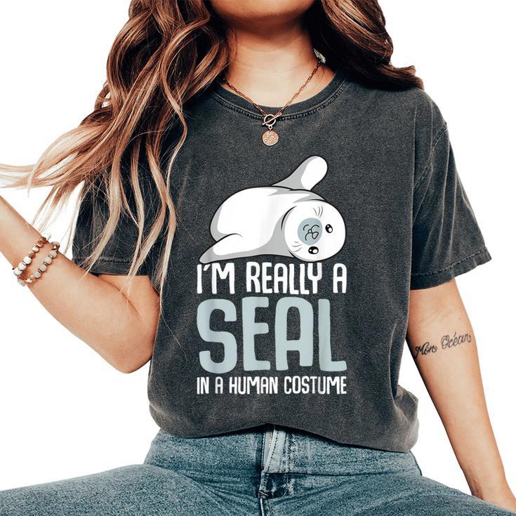 Cool Seal With Sunglasses T-Shirt & More - Sea Lion Animal Design For Men, Women, Kids - View #7