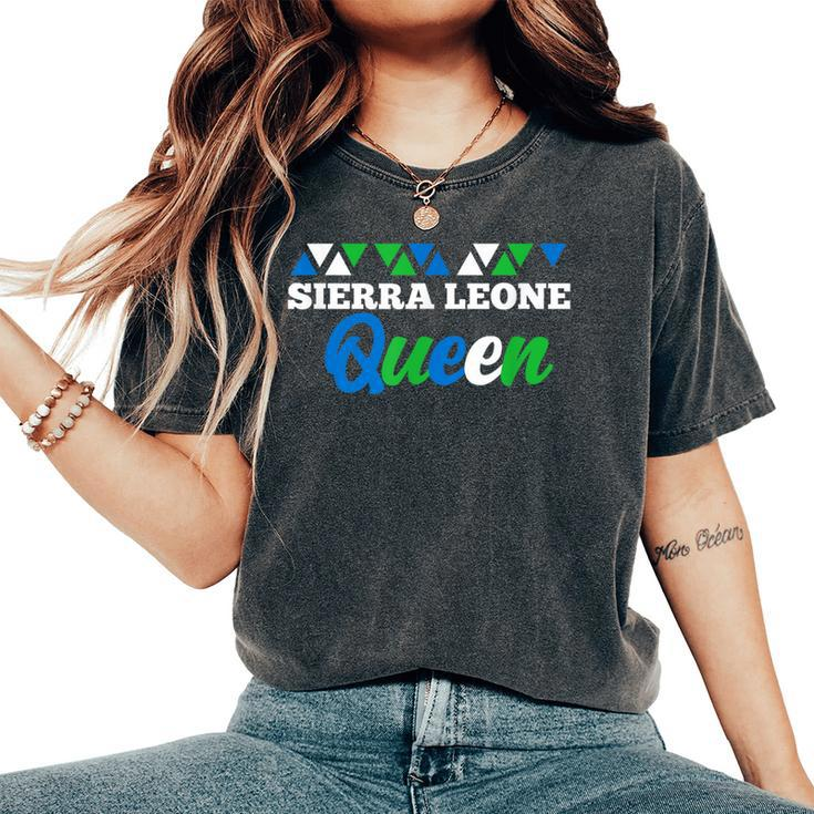 Sierra Leone Queen Women's Oversized Comfort T-Shirt