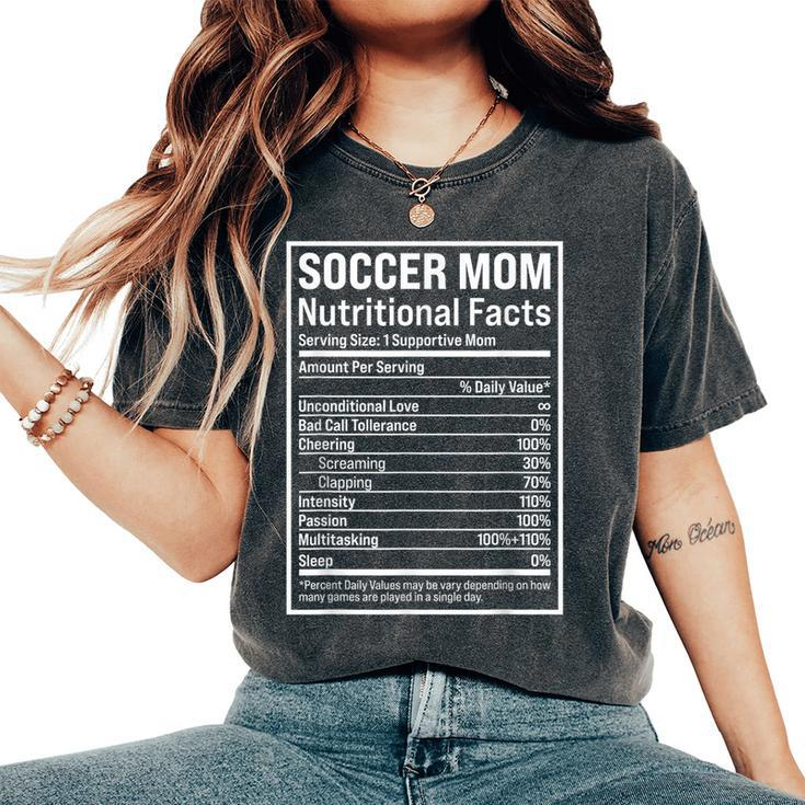 Soccer Mom Ball Mom Nutritional Facts  2021 Women's Oversized Comfort T-Shirt