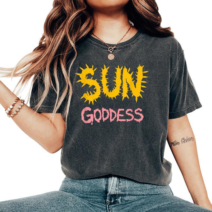 Sun Goddess Girls Beach Nature Summer Magic Women's Oversized Comfort T-Shirt