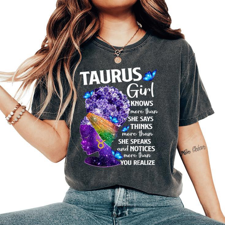 Taurus Queen Sweet As Candy Birthday For Black Women Women's Oversized Comfort T-Shirt
