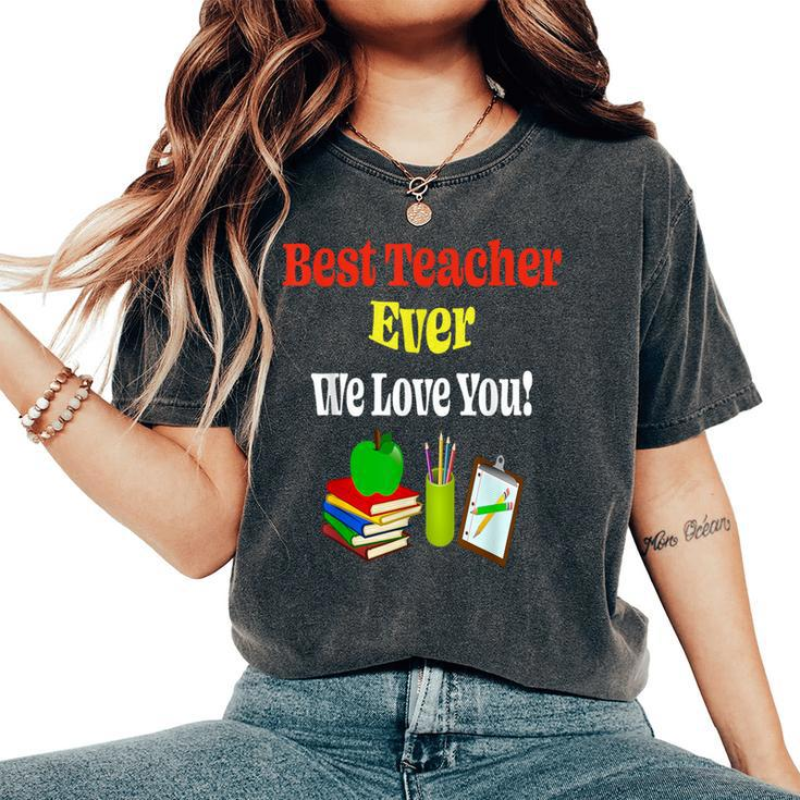Thank You Teachers Appreciation Youth Women Women's Oversized Comfort T-Shirt