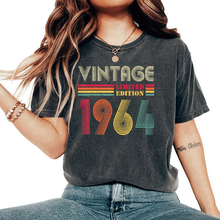 Vintage 1964 60Th Birthday 60 Years Old Women's Oversized Comfort T-Shirt