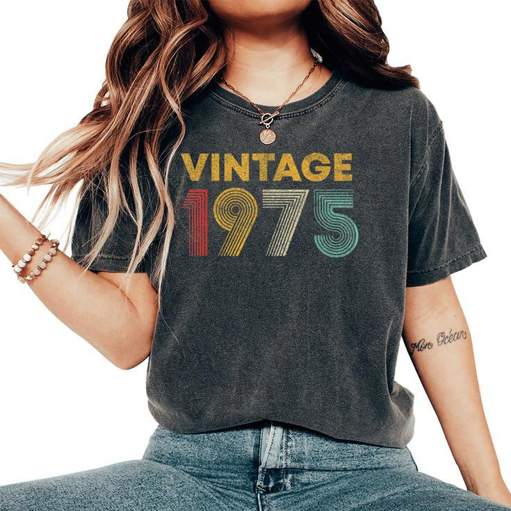Vintage 1975 49Th Birthday 49 Years Old Women's Oversized Comfort T-Shirt