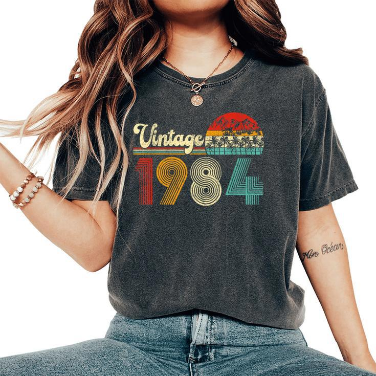 Vintage 1984 Retro 40Th Birthday 40 Year Old Women Women's Oversized Comfort T-Shirt