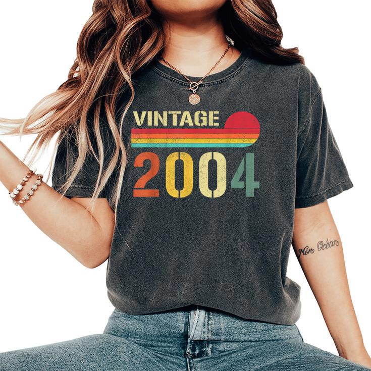 Vintage 2004 20 Year Old 20Th Birthday For Women Women's Oversized Comfort T-Shirt