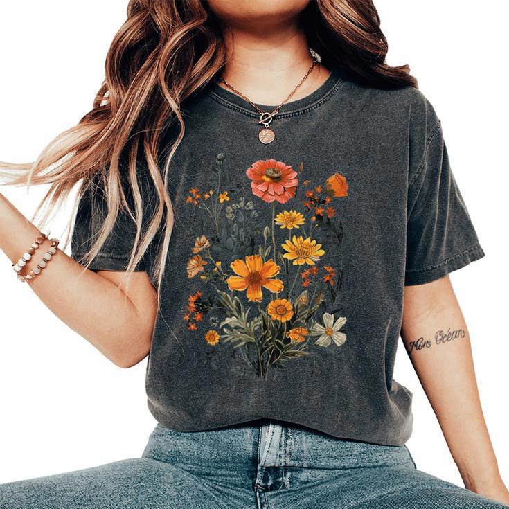 トップス CONVENIENCE YOUNG language of flowerstee Foxglove Daisy Tulip Floral Subtle Floral Flowers Women's