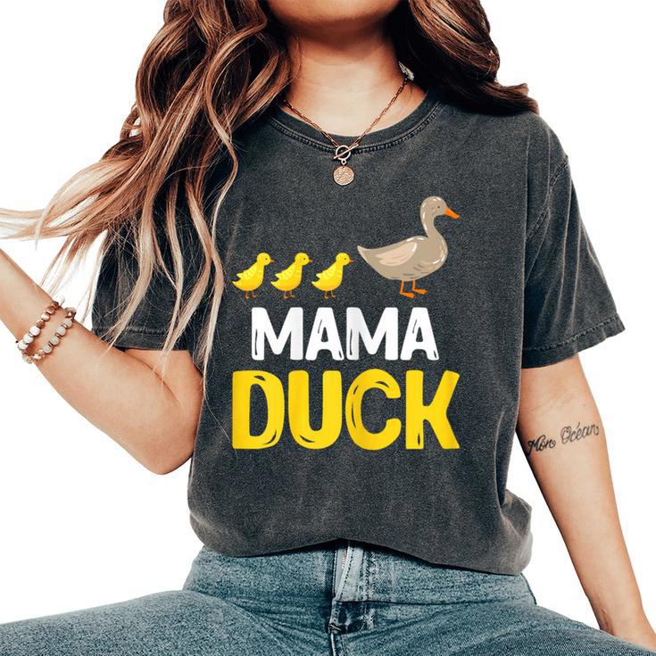 Ducks Duck Lover Mama Duck Women's Oversized Comfort T-Shirt