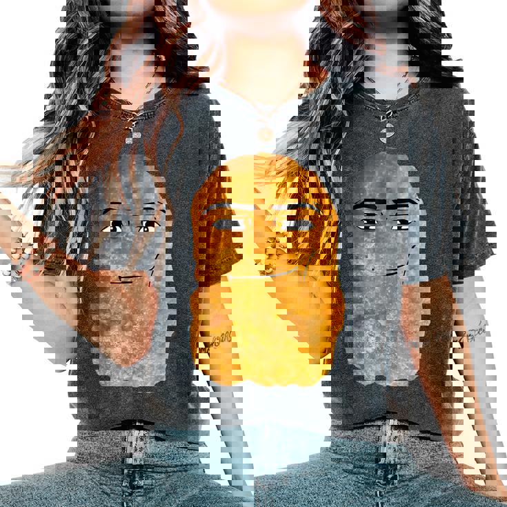 Gegagedigedagedago Chicken Nugget Meme Odd Dank Meme Women's Oversized Comfort T-Shirt