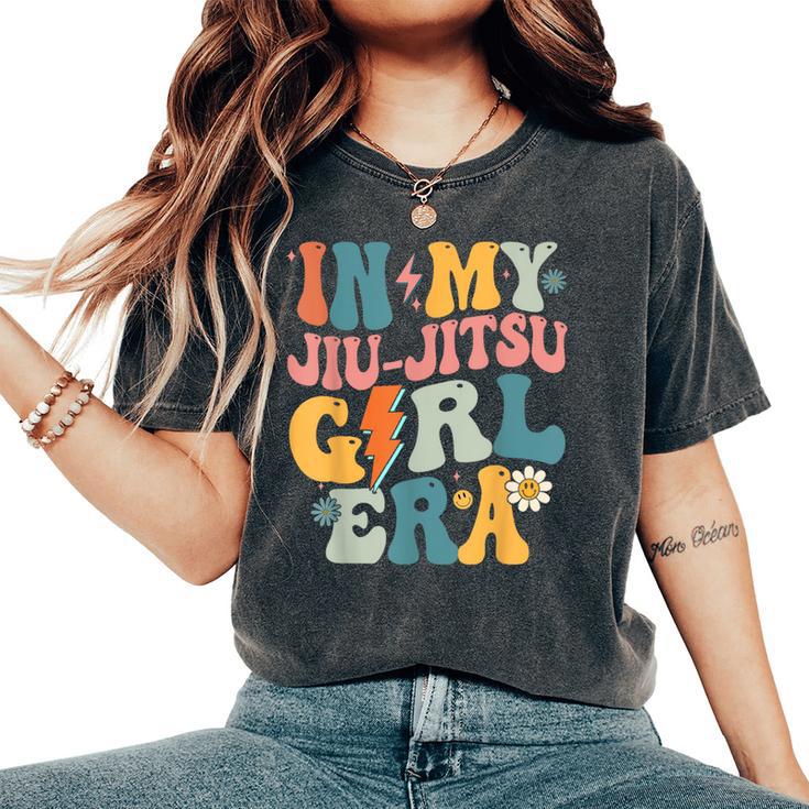 Groovy In My Jiu Jitsu Girl Era Jiu Jitsu Girl Women's Oversized Comfort T-Shirt