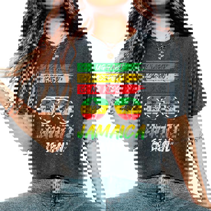 Jamaican Travel Vacation Trip Outfit To Jamaica Women Women's Oversized Comfort T-Shirt Jamaican Travel Vacation Trip Outfit To Jamaica Women Women's Oversized Comfort T-Shirt
