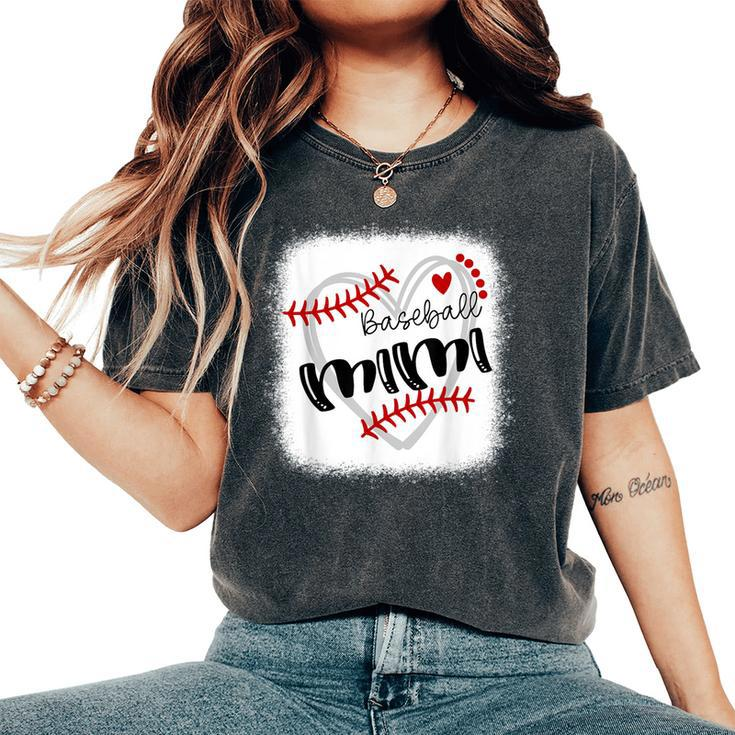 Personalized Baseball Heart Cute Mimi Baseball Women's Oversized Comfort T-Shirt