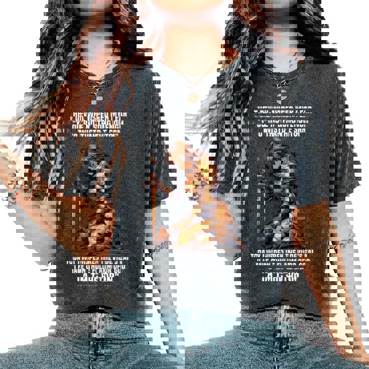 I Am The Storm Armor Of God Prayer Warrior Christian Woman Women's Oversized Comfort T-Shirt I Am The Storm Armor Of God Prayer Warrior Christian Woman Women's Oversized Comfort T-Shirt