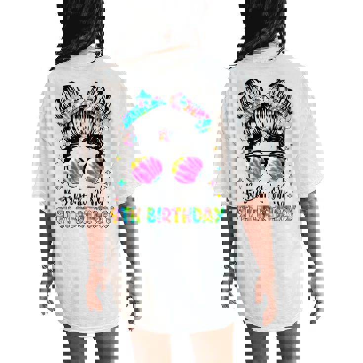 Bruh It's My 9Th Birthday 9 Year Old 9Th Birthday For Girl Women's Oversized Comfort T-Shirt Back Print