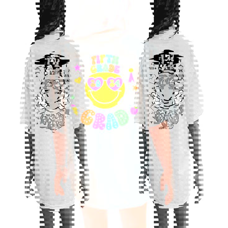 80S Groovy With Be Happy Smile Face & Daisy Flower Print