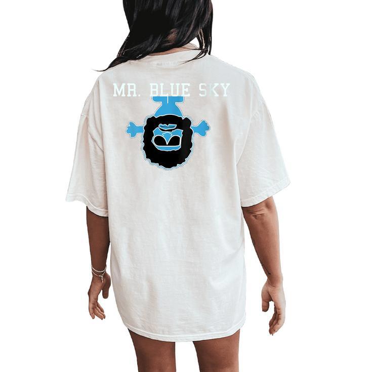 Mr Blue Sky For Blue Lovers Women's Oversized Comfort T-Shirt Back Print