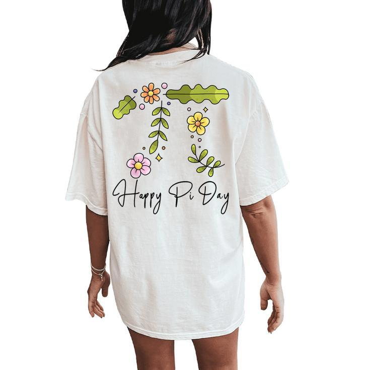 Pi Number Symbol Math For Pi Day 314 For Girls Women's Oversized Comfort T-Shirt Back Print