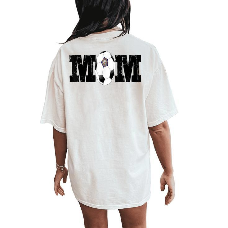 Soccer Mom New Hampshire Travel Team Women's Oversized Comfort T-Shirt Back Print