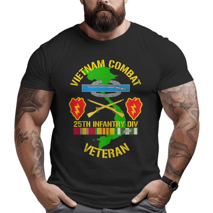 25Th Infantry Division Vietnam Combat Veteran Big and Tall Men T-shirt