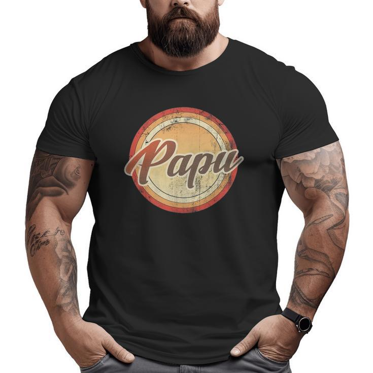 Graphic 365 Papu Vintage Retro Father's Day Men Big and Tall Men T-shirt