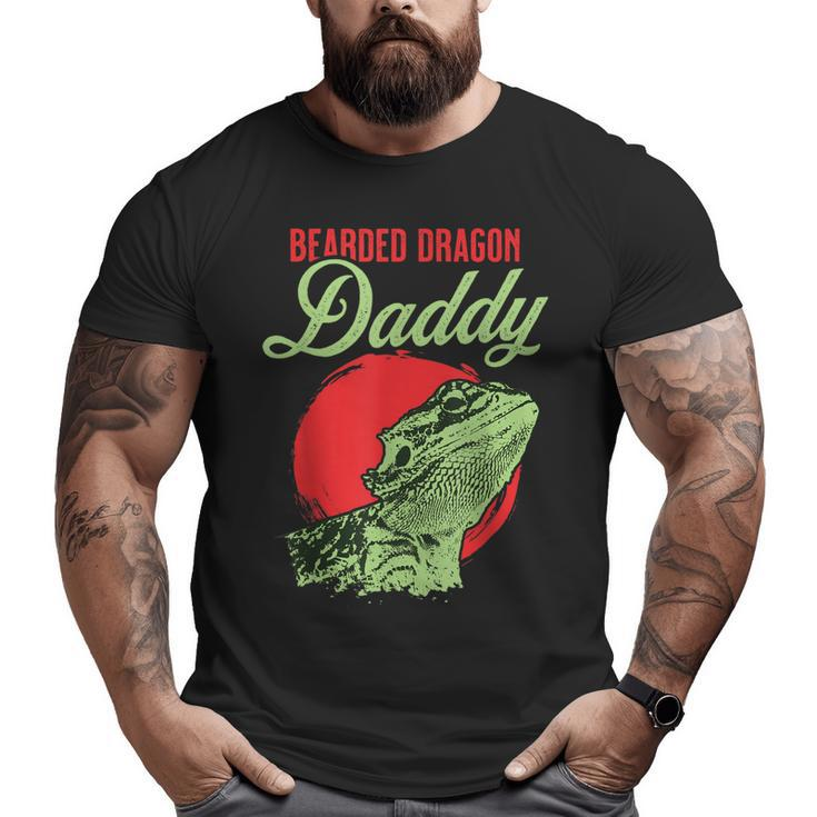Bearded Dragon Daddy Father Dad Bearded Dragon Big and Tall Men T-shirt