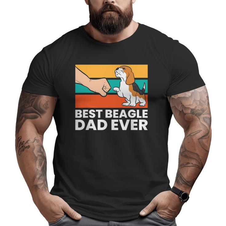 Best Beagle Dad Ever Beagle Dog Dad Big and Tall Men T-shirt