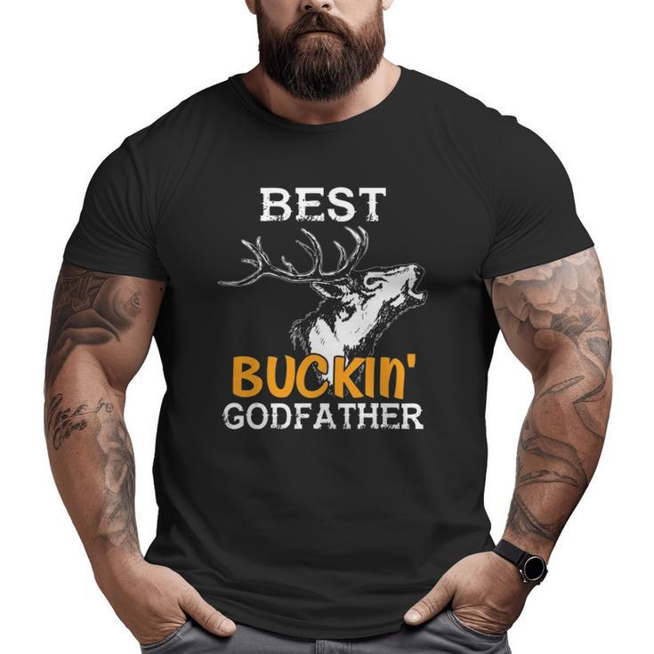 Best Buckin' Godfather Deer Bow Hunting Big and Tall Men T-shirt