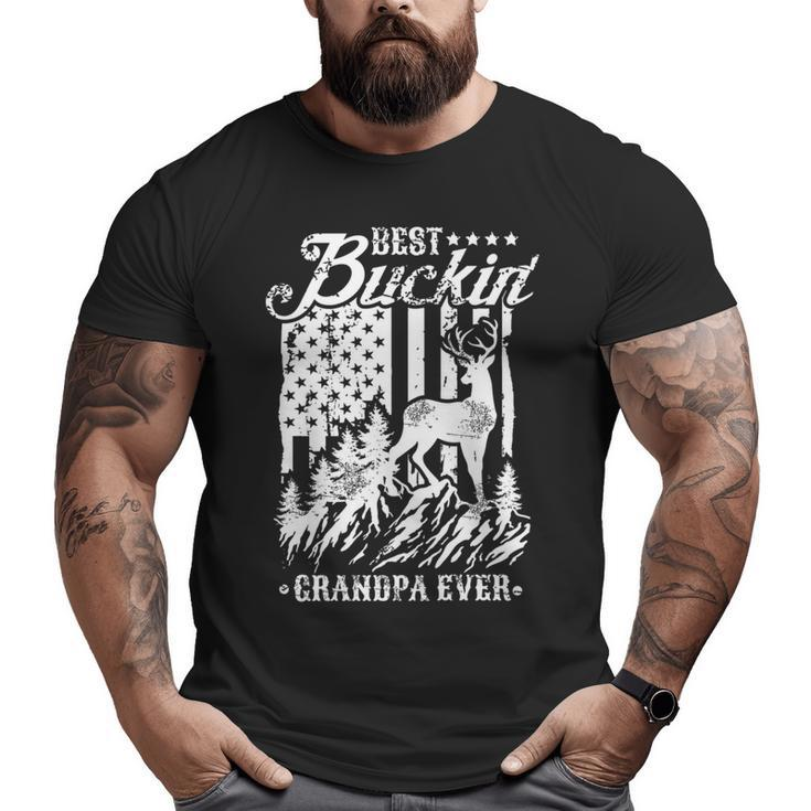 Best Buckin Grandpa Ever Deer Hunting Father's Day Big and Tall Men T-shirt