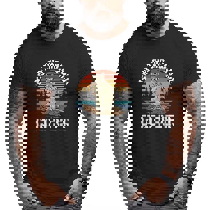 Best Chipmunk Dad Ever Chipmunk Lover Big and Tall Men T-shirt