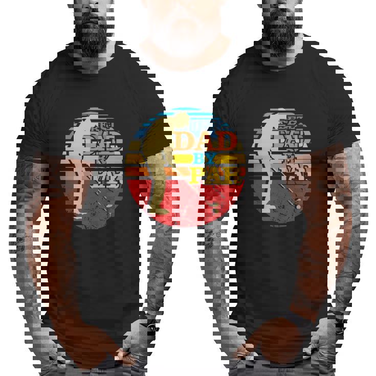 Best Dad By Par Golf Ball Tree Golfing Gag For Men Big and Tall Men T-shirt