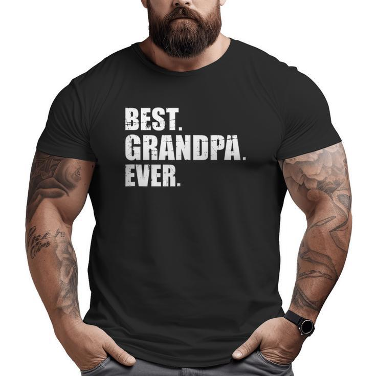 Best Grandpa Ever Tank Top Big and Tall Men T-shirt