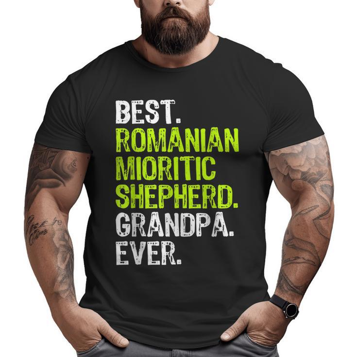 Best Romanian Mioritic Shepherd Grandpa Ever Dog Lover Big and Tall Men T-shirt