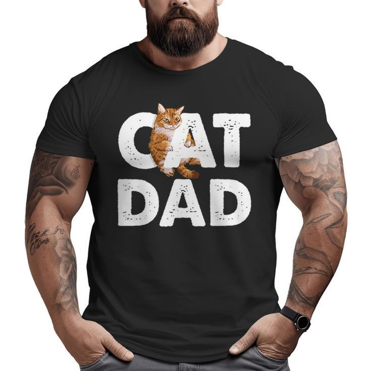Cat Dad V3 Big and Tall Men T-shirt