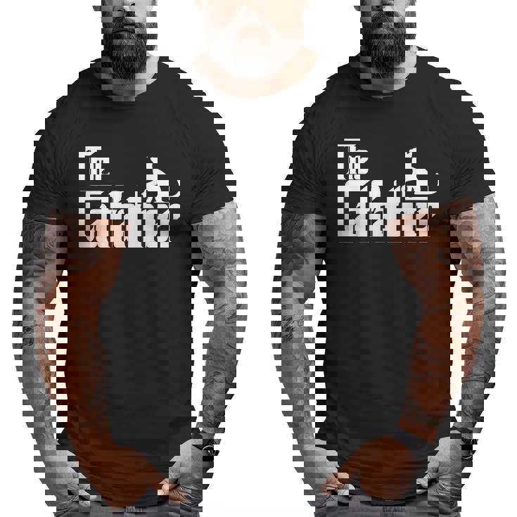 The Catfather Cat Dad Father Lover Big and Tall Men T-shirt