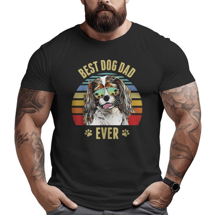 Cavalier King Charles Spaniel Best Dog Dad Ever Beach Vibe Big and Tall Men T-shirt