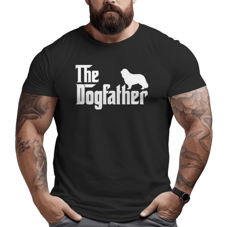 Cavalier King Charles Spaniel The Dogfather Big and Tall Men T-shirt