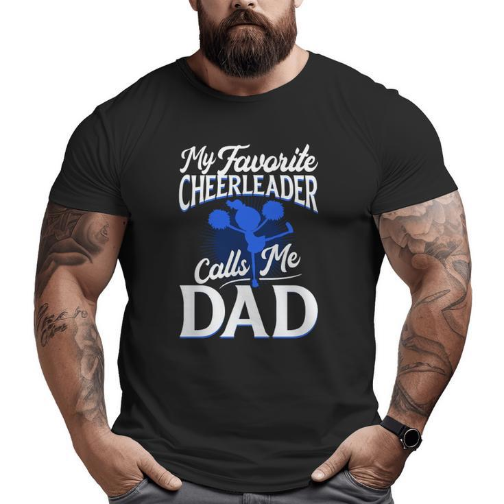 Cheer Dad  For Dad  Big and Tall Men T-shirt