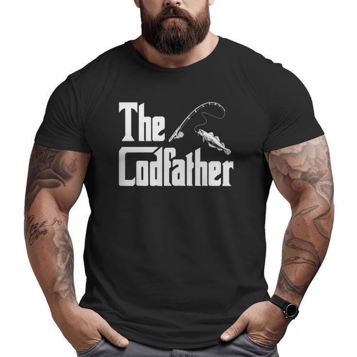 The Codfather Fish Angling Fishing Lover Humorous Big and Tall Men T-shirt