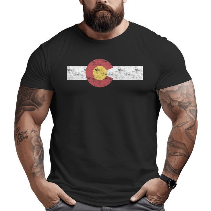 Colorado State Flag Patriotic Day Gif Big and Tall Men T-shirt