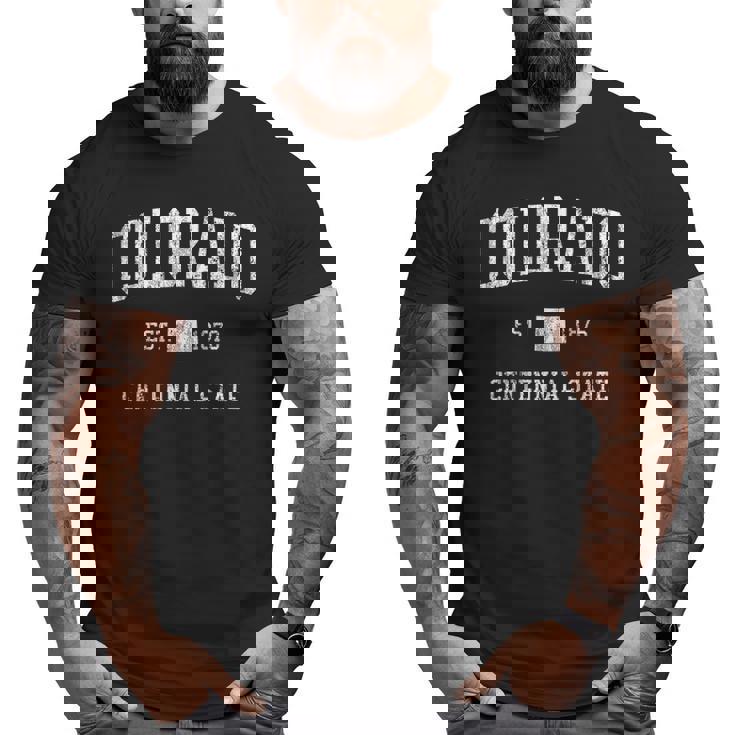 Colorado Vintage Sports Big and Tall Men T-shirt