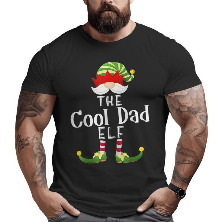 Cool Dad Elf Group Christmas Pajama Party Big and Tall Men T-shirt