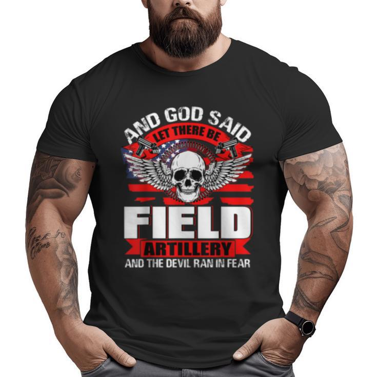 Cool Field Artillery T Proud To Be A Veteran T Big and Tall Men T-shirt
