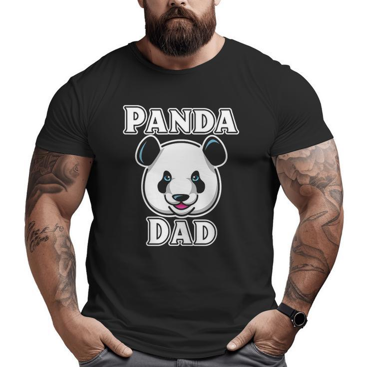 Cool Panda Squad I Panda Bear Dad Big and Tall Men T-shirt