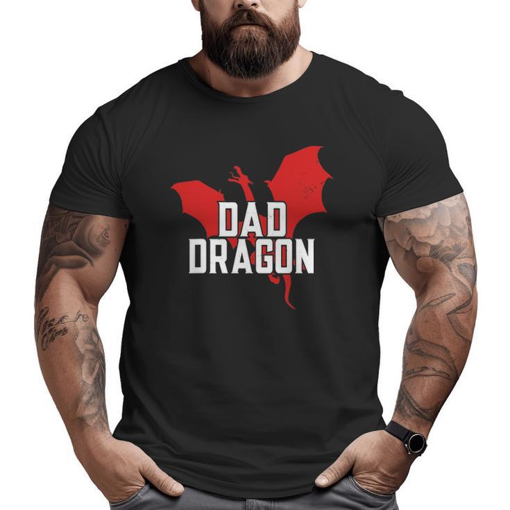 Dad Dragon Lover Father's Day Big and Tall Men T-shirt