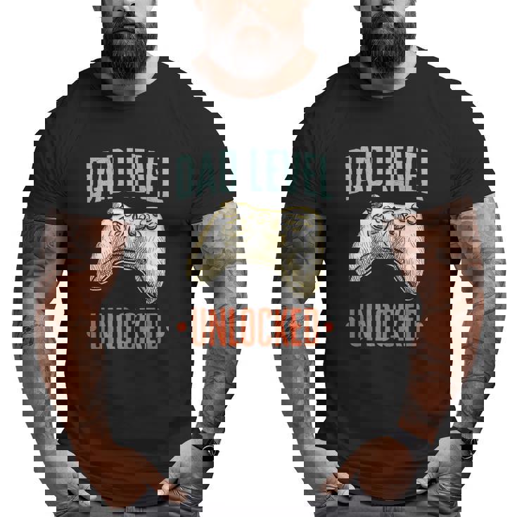 Mens Pregnancy Announcement Dad Level Unlocked Soon To Be Father T-Shirt Mens Pregnancy Announcement Dad Level Unlocked Soon To Be Father T-Shirt