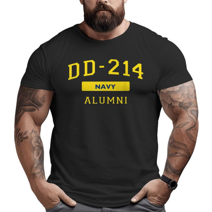 Dd214 Navy Alumni Us Veteran American Military Big and Tall Men T-shirt