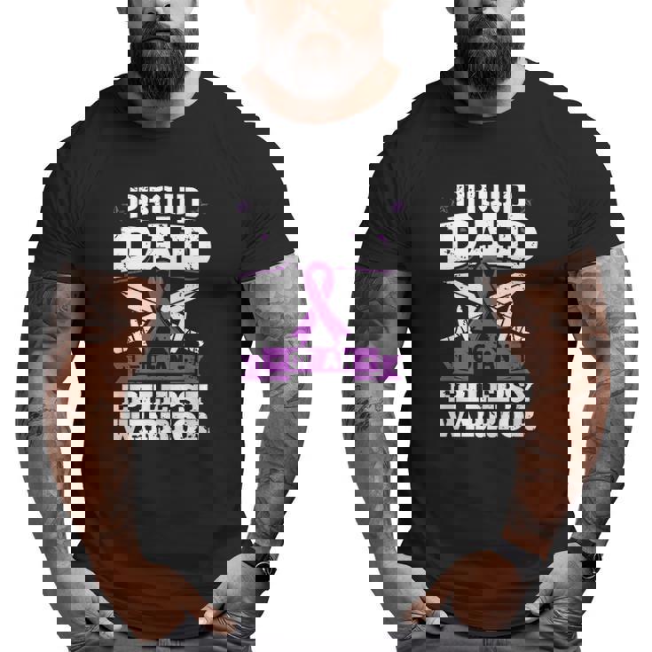 Epilepsy Warrior Dad Proud Epilepsy Awareness Month Big and Tall Men T-shirt