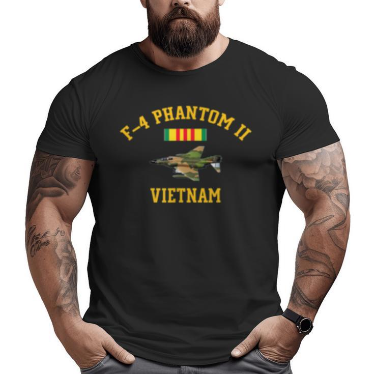 F4 Phantom Vietnam Veteran  Big and Tall Men T-shirt